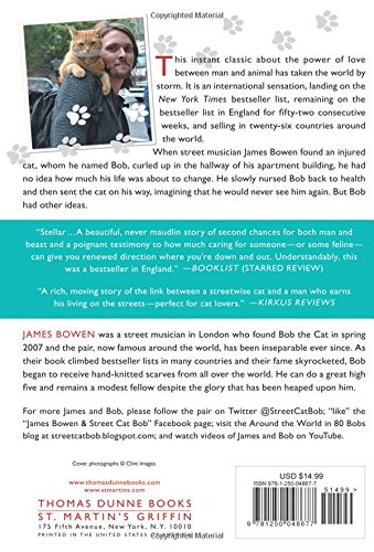 A Street Cat Named Bob: And How He Saved My Life