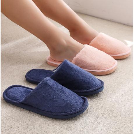 Autumn and winter cotton slippers non-slip women couples fashion home bedroom floor month shoes warm non-slip sh
