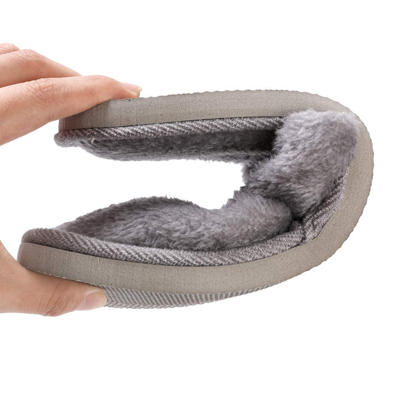 Autumn and winter cotton slippers non-slip women couples fashion home bedroom floor month shoes warm non-slip sh