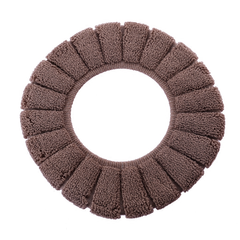 Household Japanese style thickening toilet seat O-type universal toilet seat autumn and winter toilet seat cushion toile