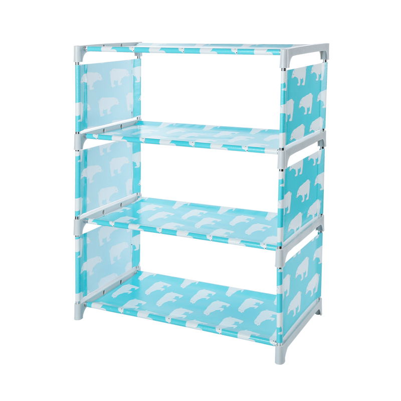 Shoe rack multi-layer simple household dustproof assembly economic dormitory dormitory fabric shoe cabinet small shoes s