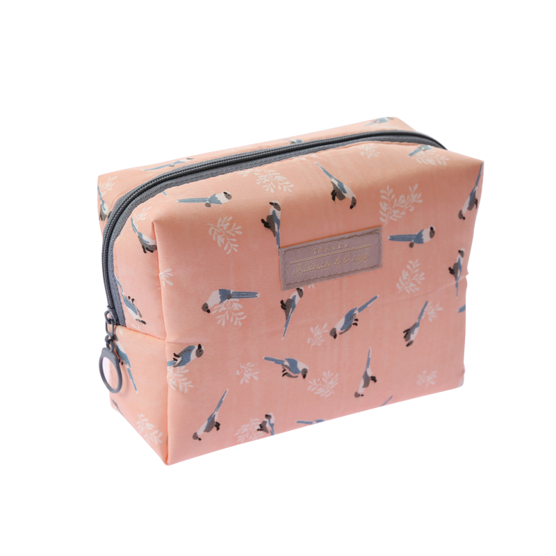 Cosmetic bag small portable Korean simple large-capacity multi-function storage bag with travel girl heart wash bag