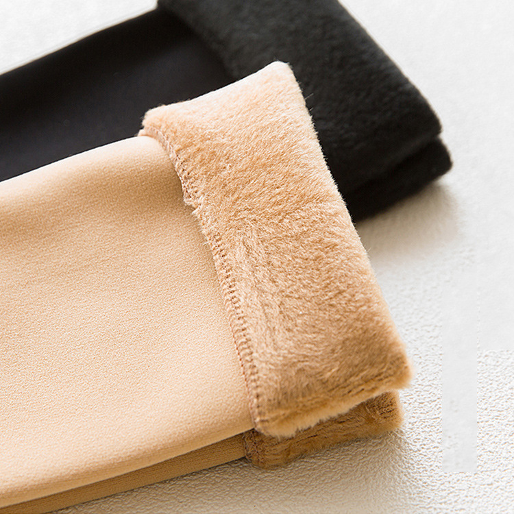 Winter plus velvet warm socks thickened cold months sleep socks in stockings solid color women's socks snow socks long t