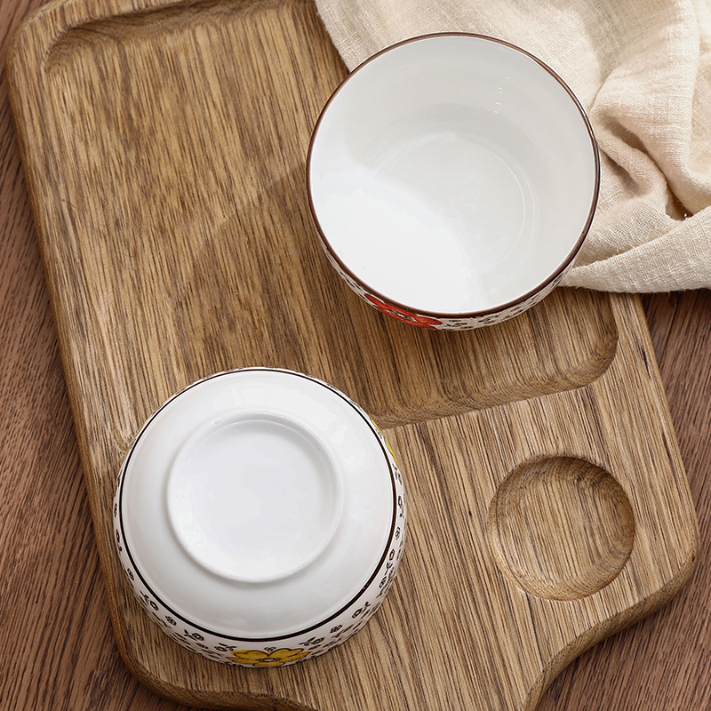 Bowl home eating ceramic soup bowl Japanese style bowl bowl bowl soup bowl couple student instant noodle bowl rice bowl 