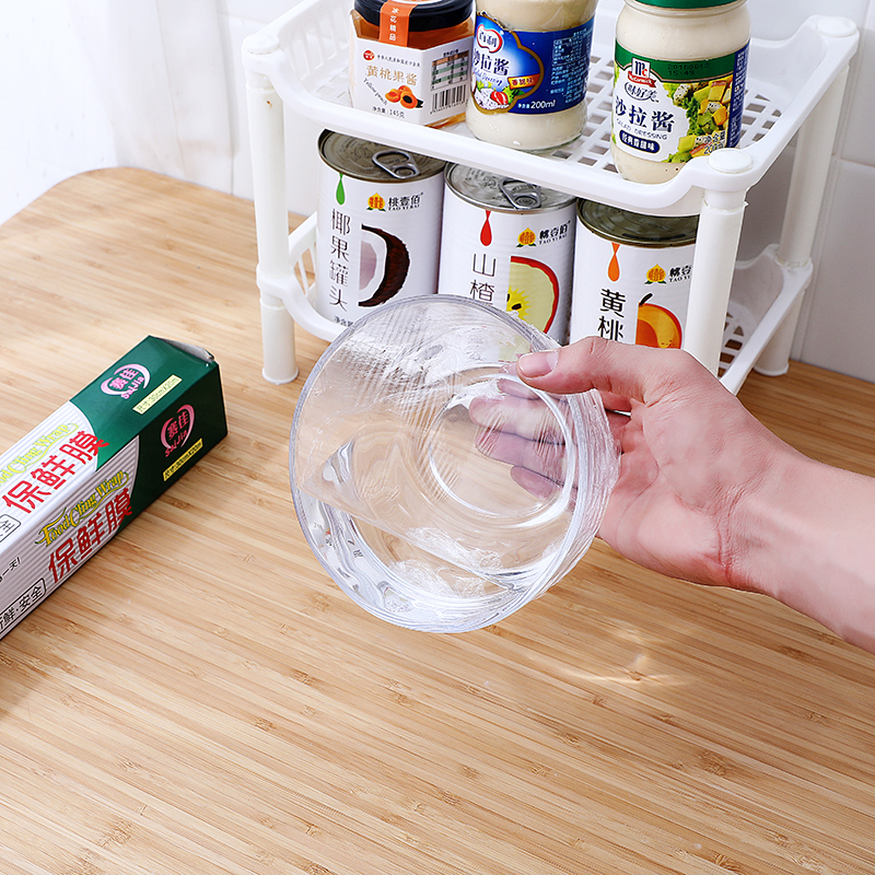 Thicken food wrap film cutter small roll home kitchen microwave refrigerator fruit and vegetable sealed cold storage