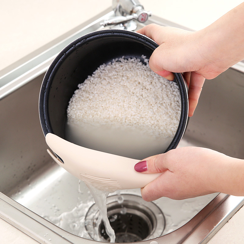 Multi-function rice washer creative kitchen Taomi spoon artifact wash rice gadgets Taomi household does not hurt hand dr