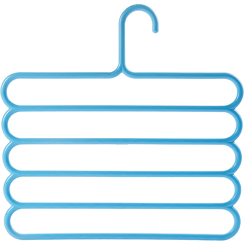 Multifunctional non-slip multi-layer pants rack household wardrobe hanging pants hanger scarf storage rack pants pants p