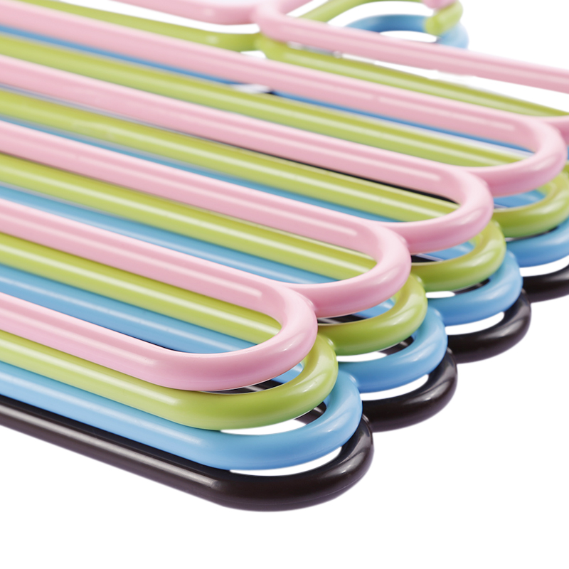 Multifunctional non-slip multi-layer pants rack household wardrobe hanging pants hanger scarf storage rack pants pants p