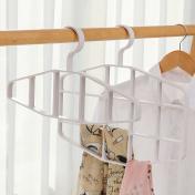 Multifunctional hanging scarf storage shelf home creative multi-layer tie silk scarf rack waist b...